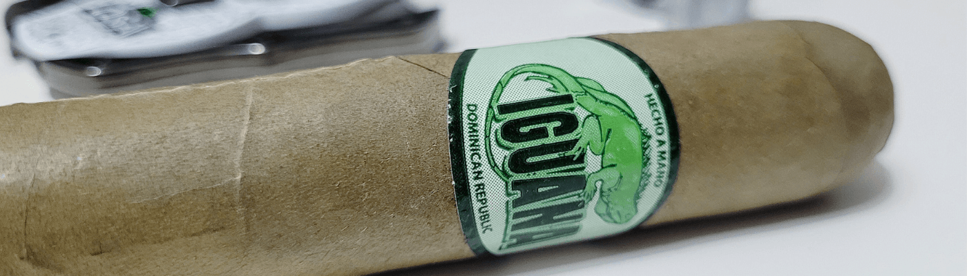 Read more about the article Iguana Fat. Cygaro w zielonej okrywie Candela.